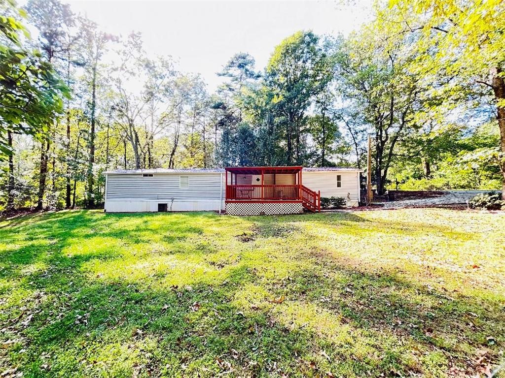 a view of outdoor space and yard