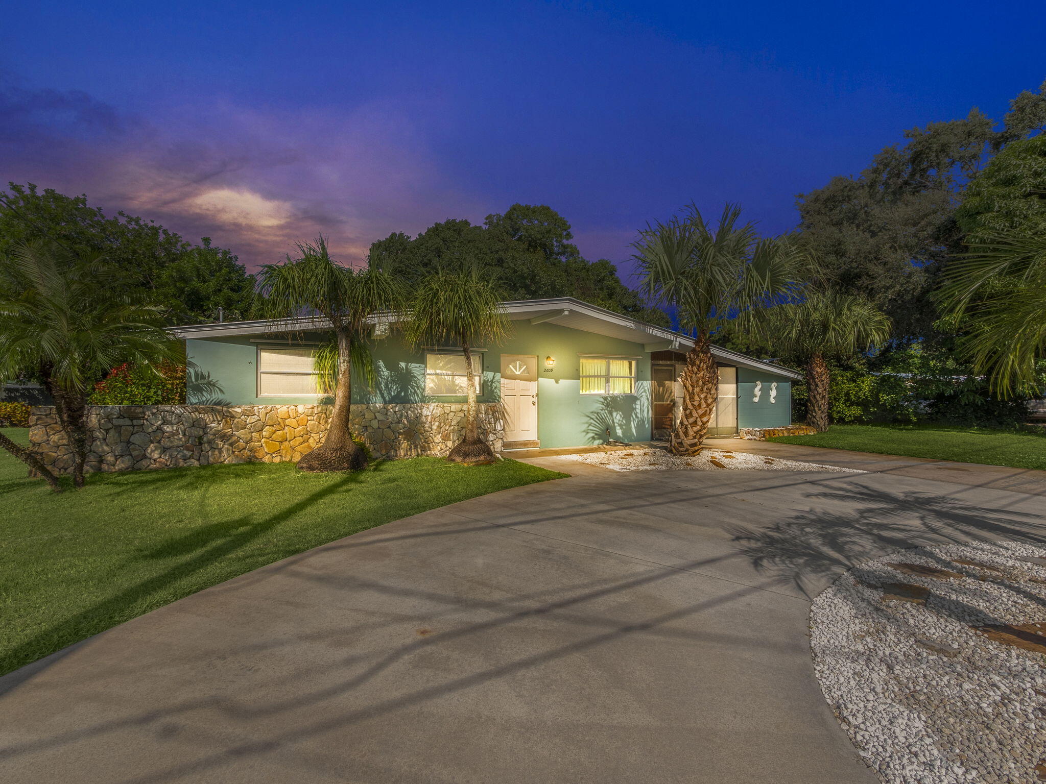 Front Exterior Night Shot