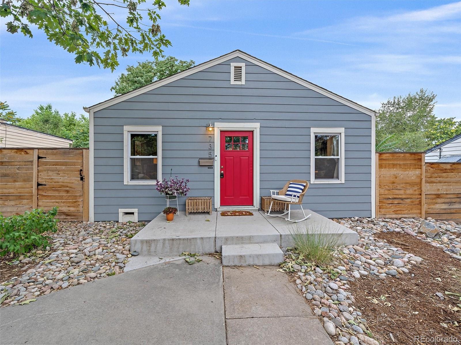 a view of a house with a patio