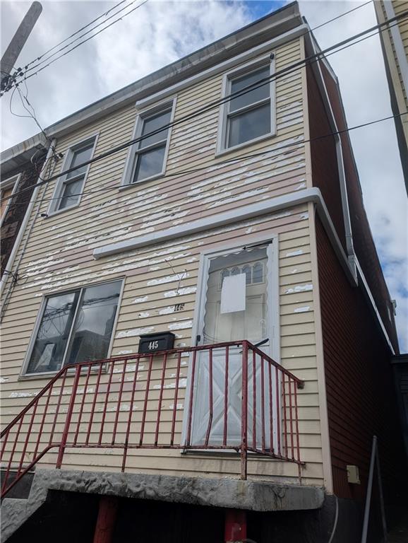 a view of a house with a window