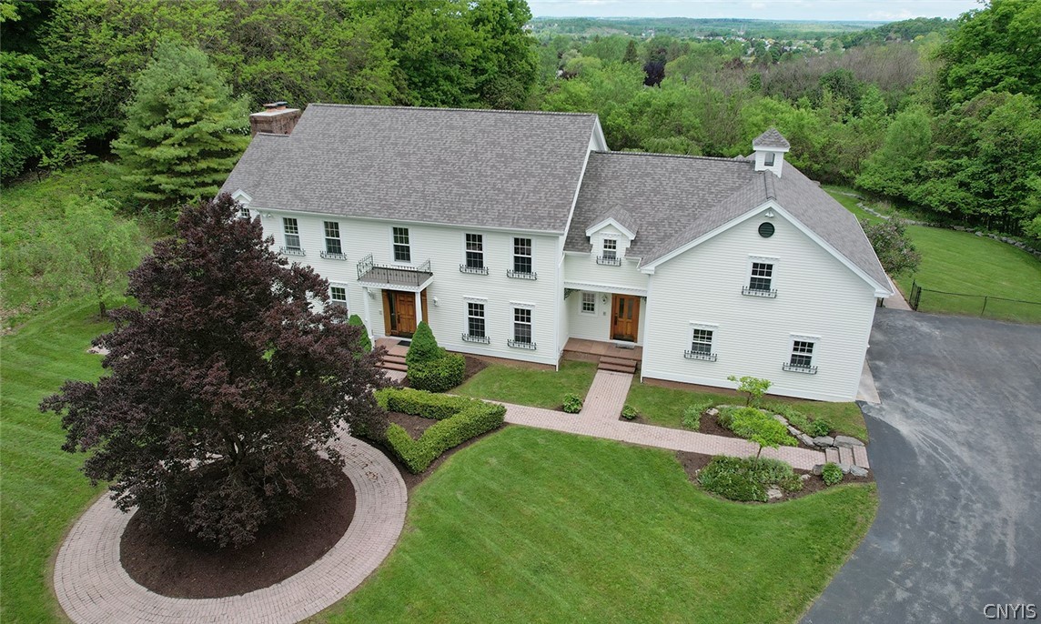 Aerial view of this beautiful home