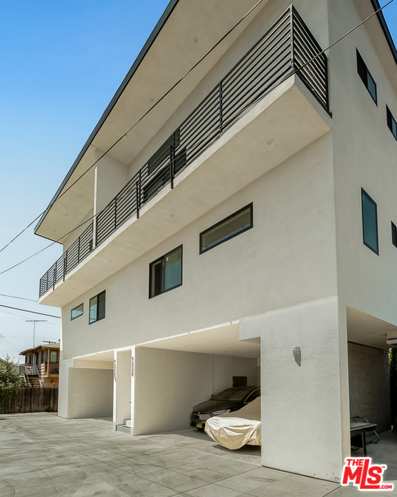 a view of a house with a balcony