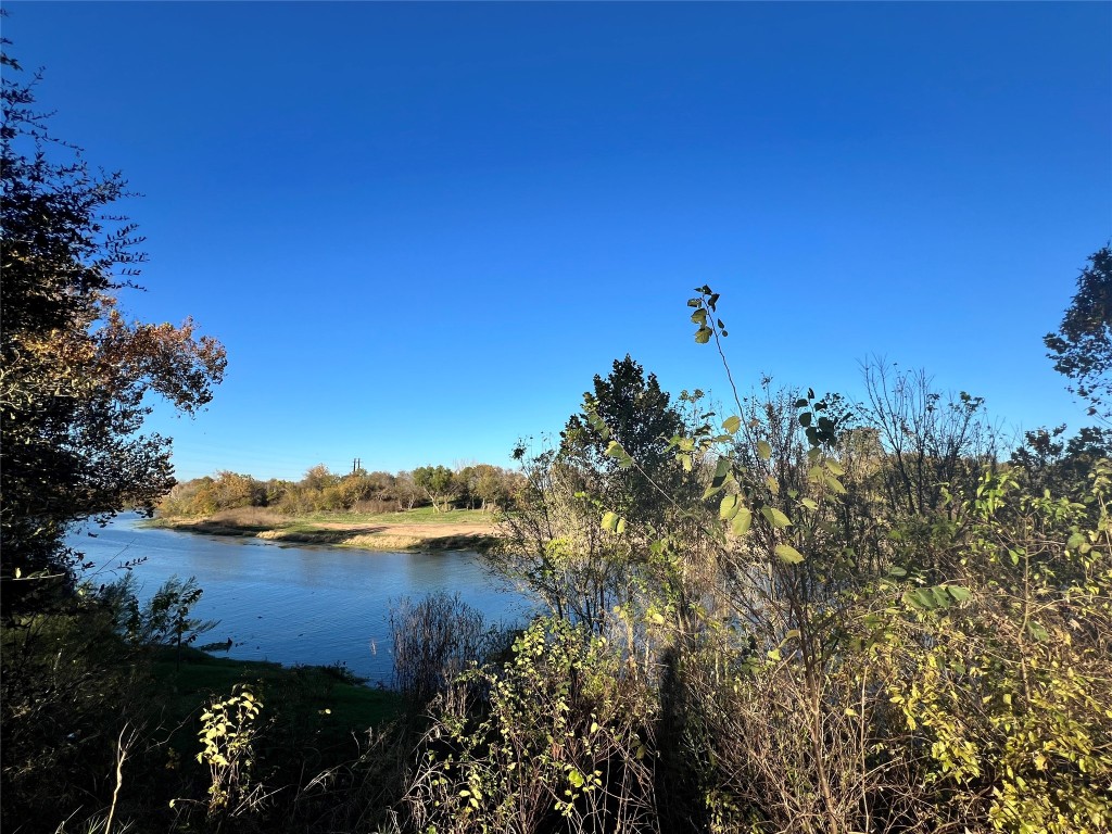 a view of a lake with houses