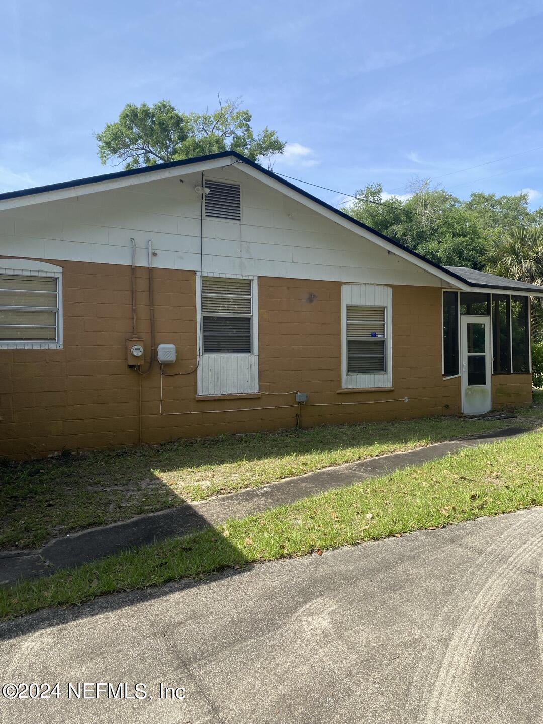 a house with a yard