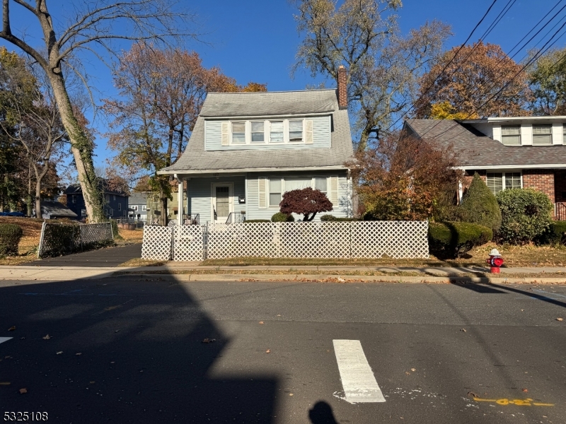 a view of a building with a street