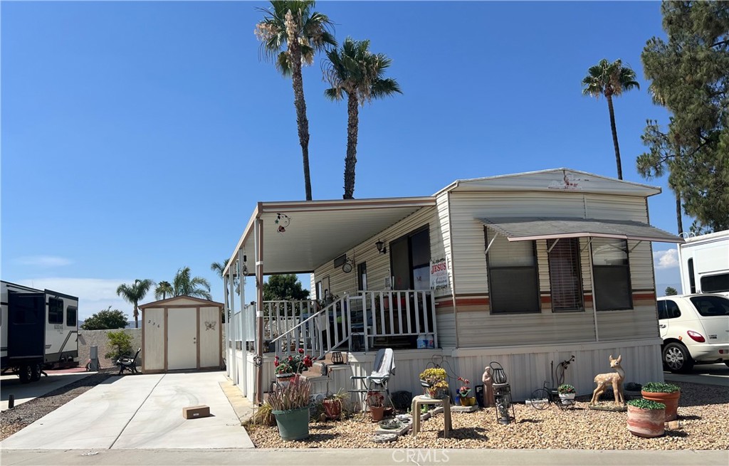 a front view of a house with parking