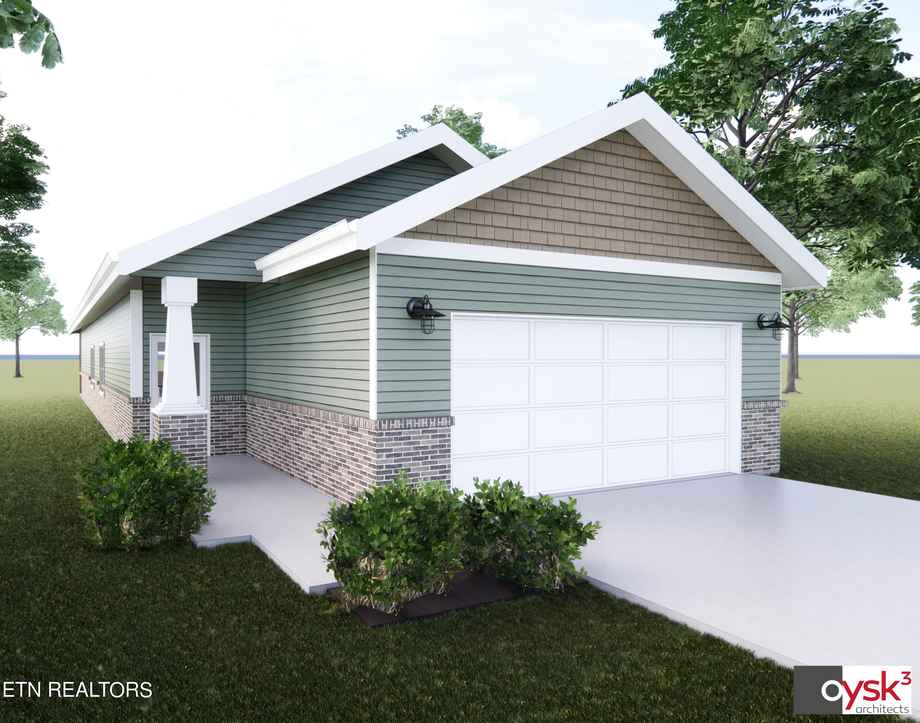 Gable Roof Rendering