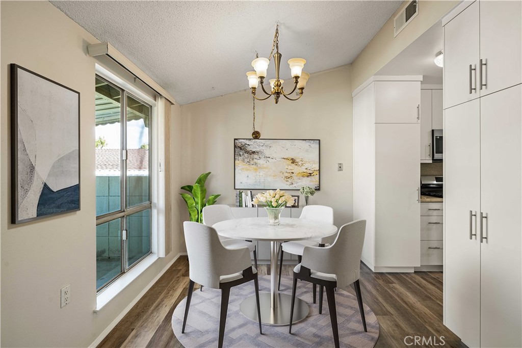 Virtually Staged Dining Area