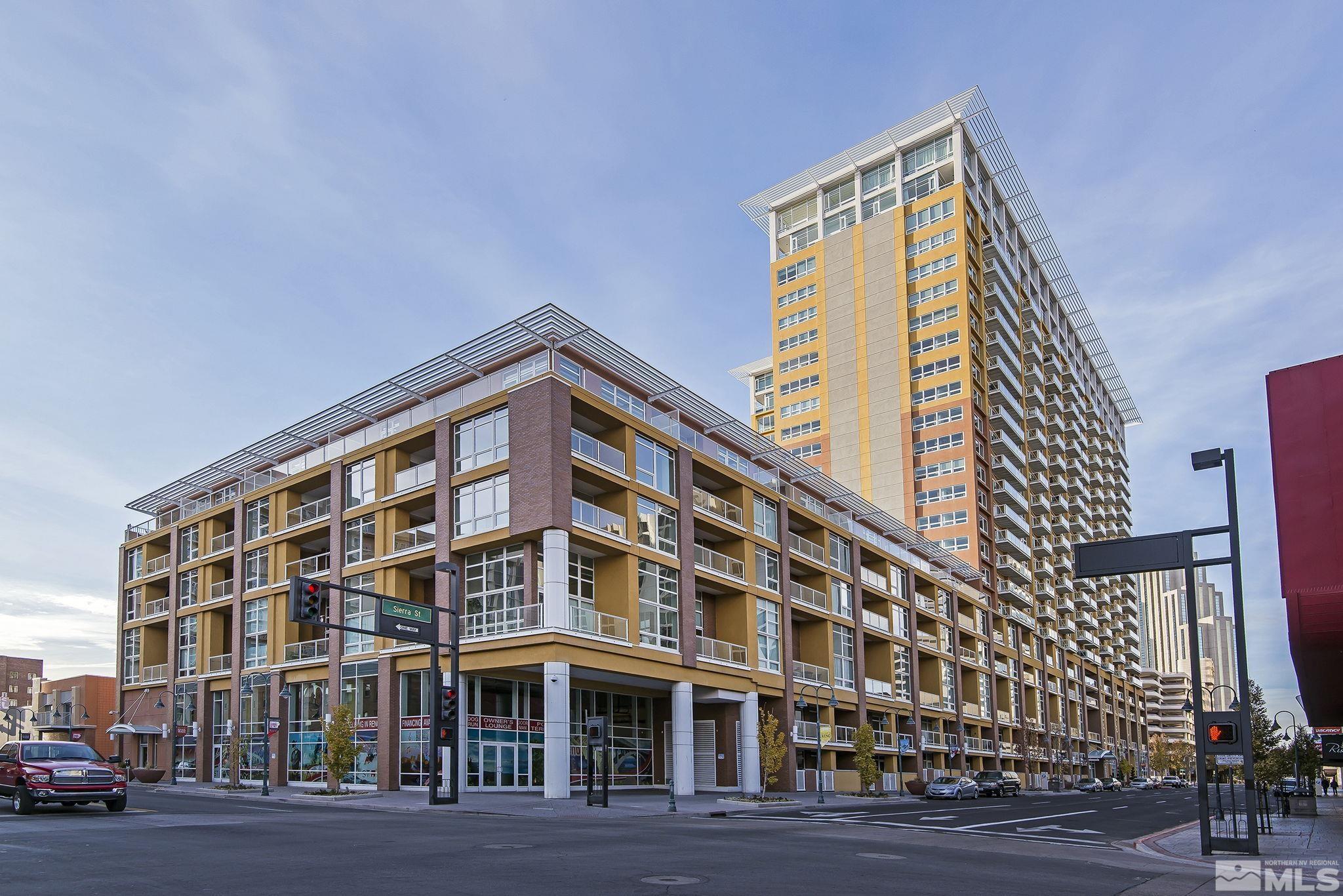 a front view of a building