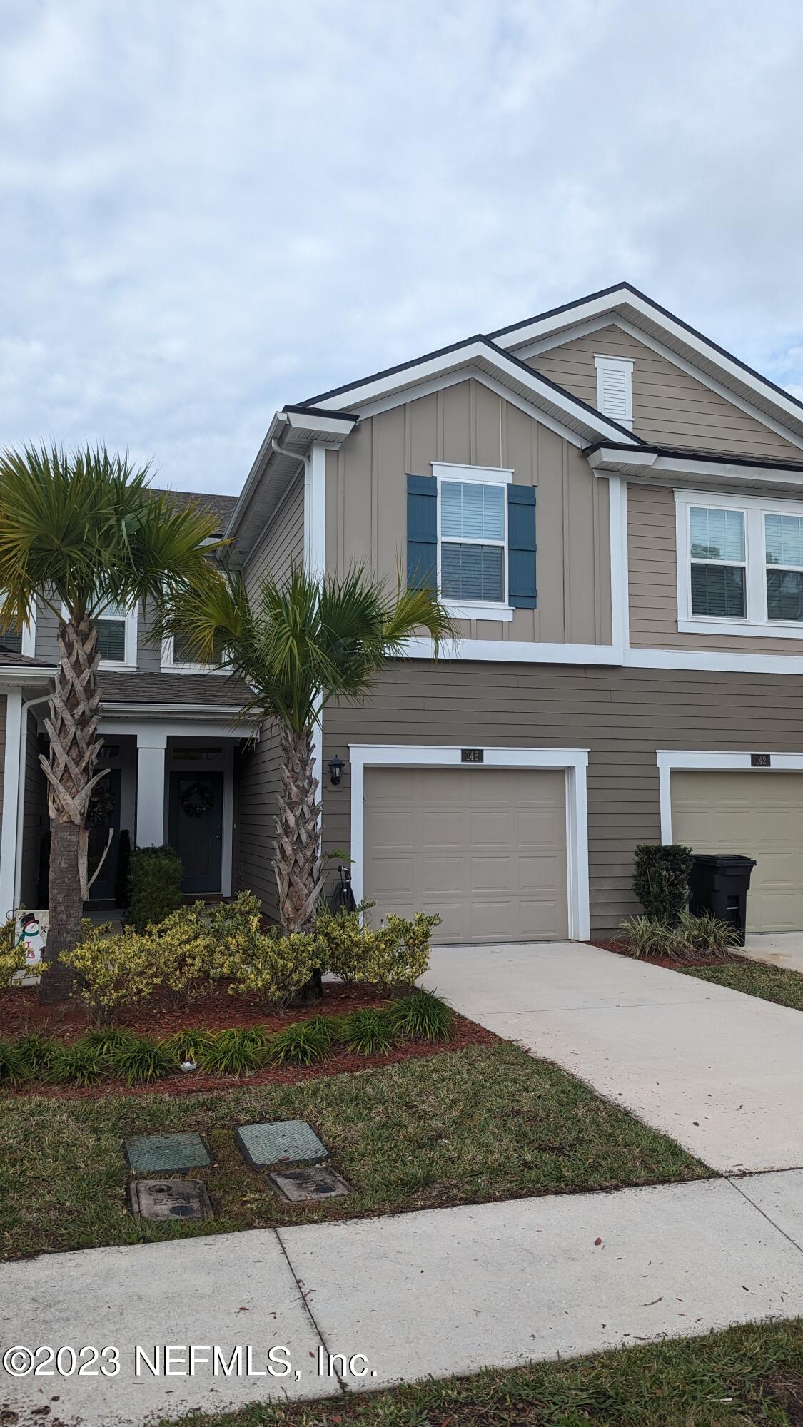 a front view of house with yard