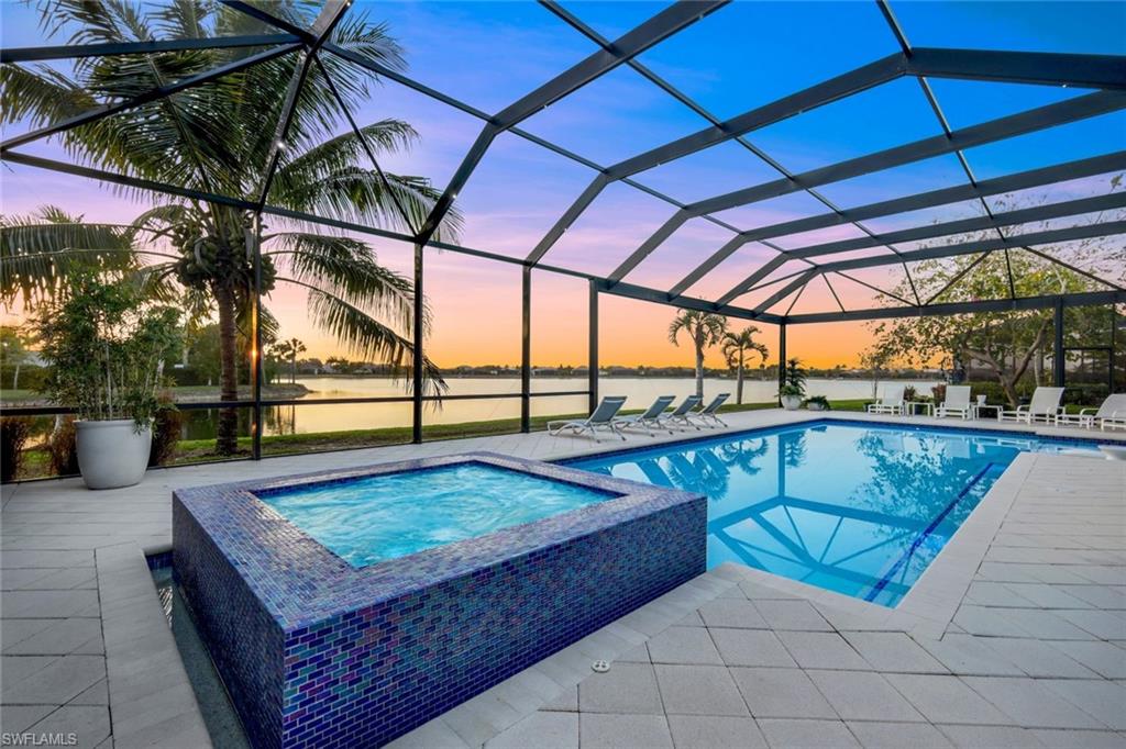 Over-sized lanai, salt-water pool and spa!