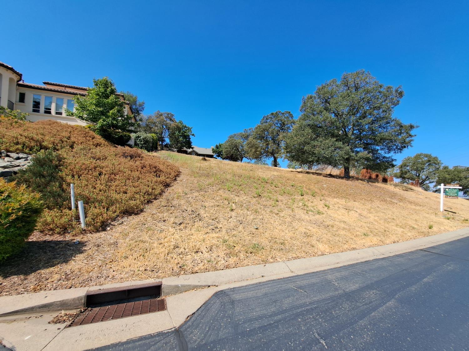 a view of side walk in front of house