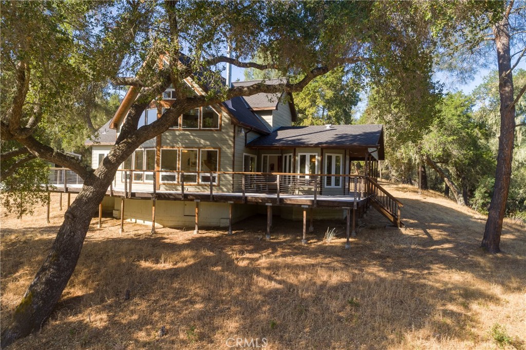 a house with lake view