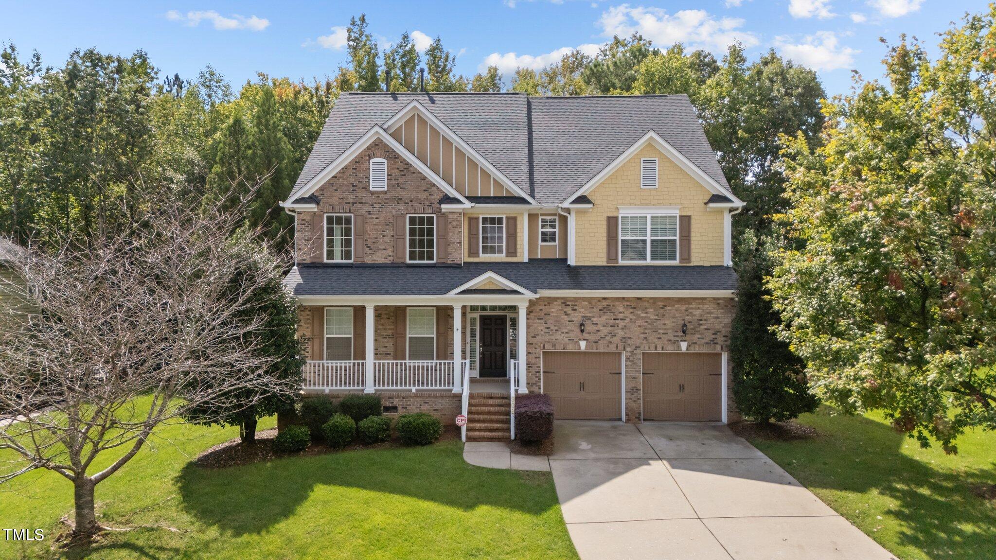 front view of house with yard