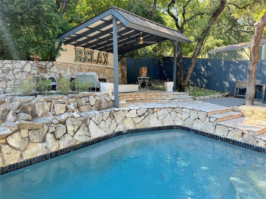 Gated pool with plenty of entertaining space!