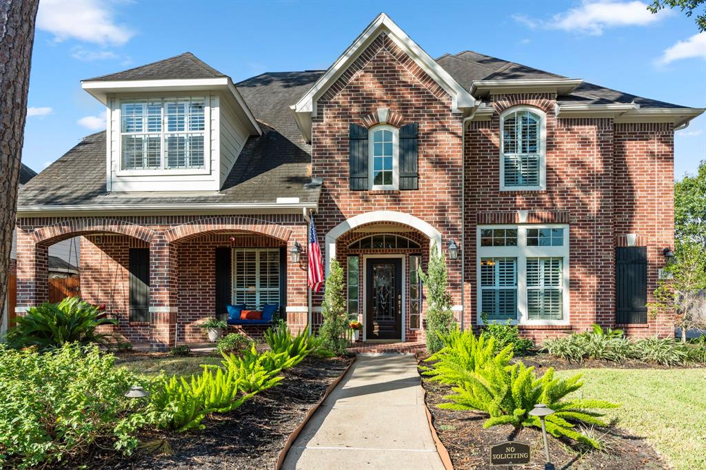 front view of a house with a porch