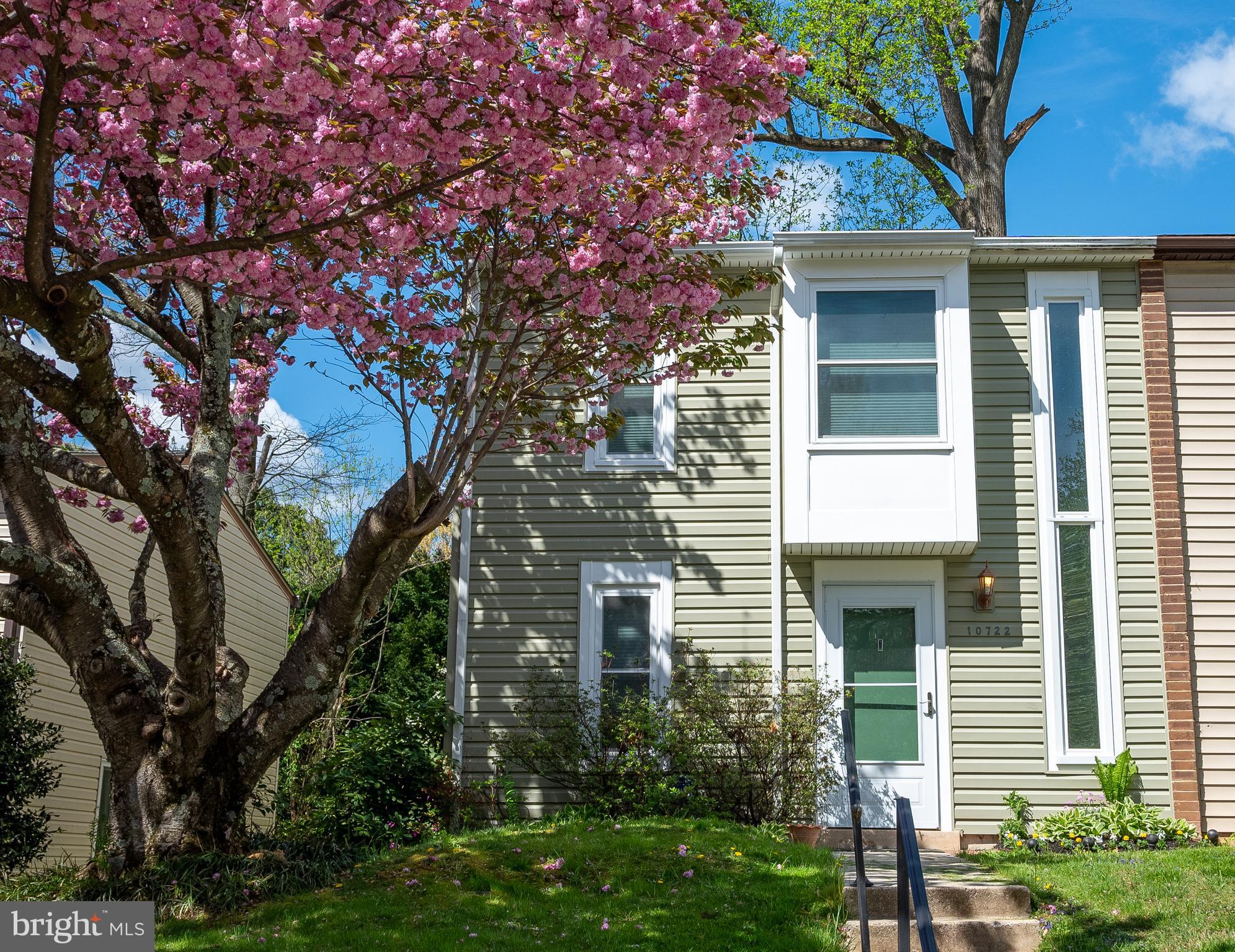 a view of a house with a tree