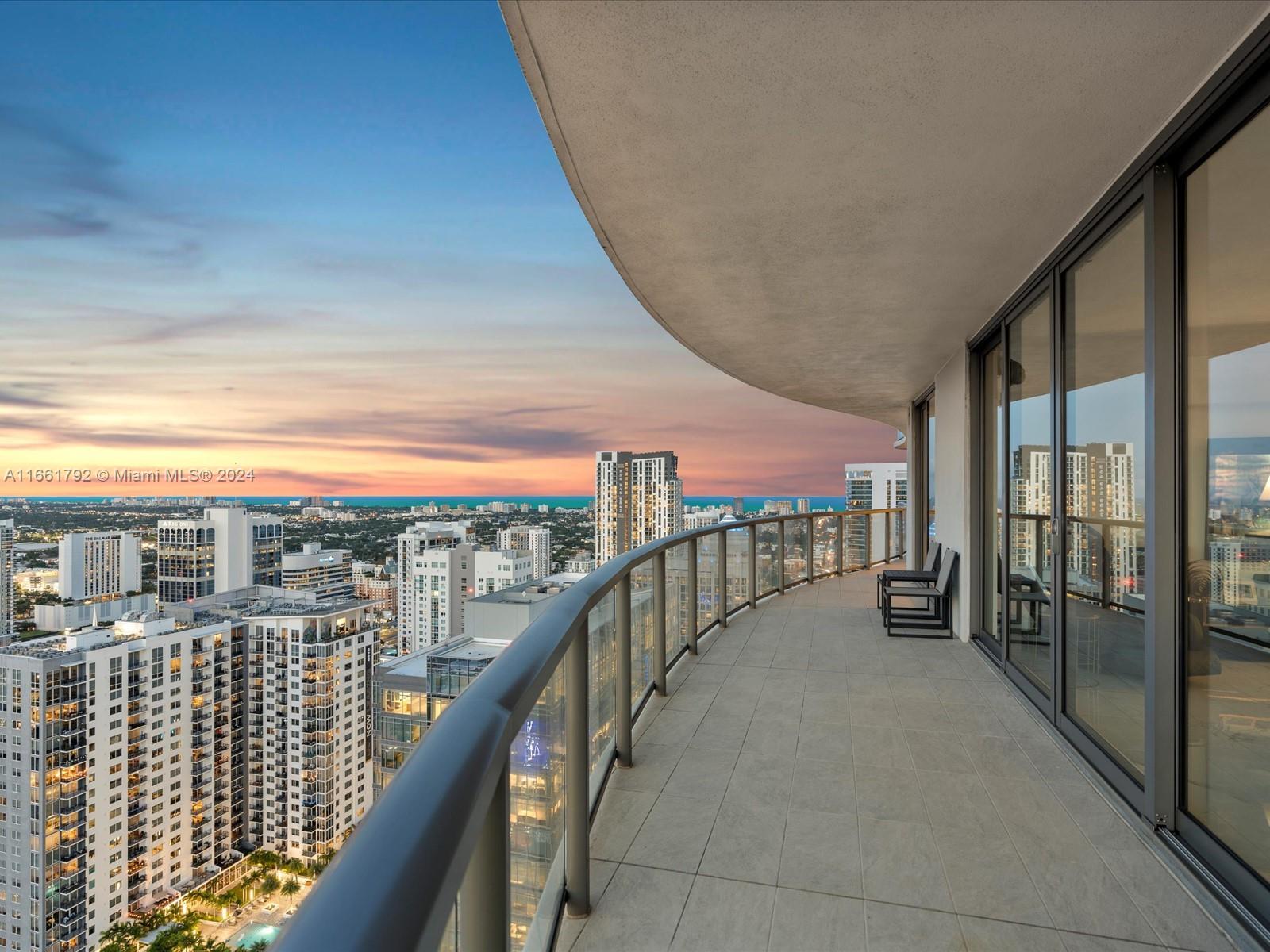 a view of a balcony