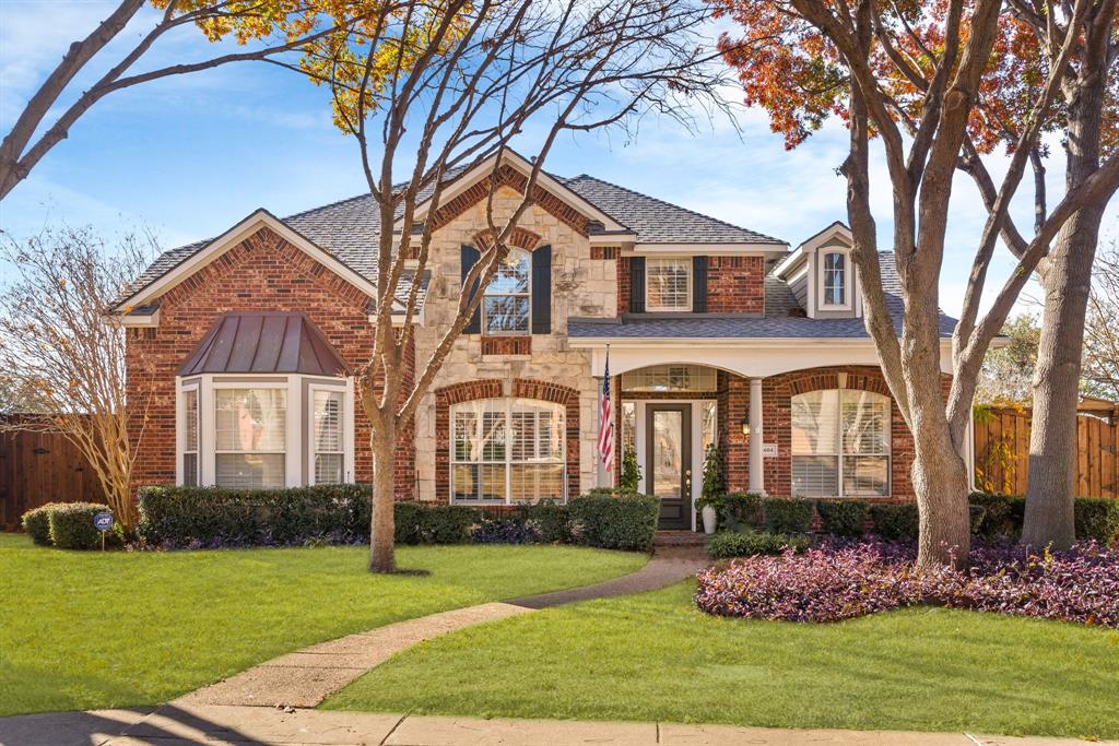 front view of house with a yard