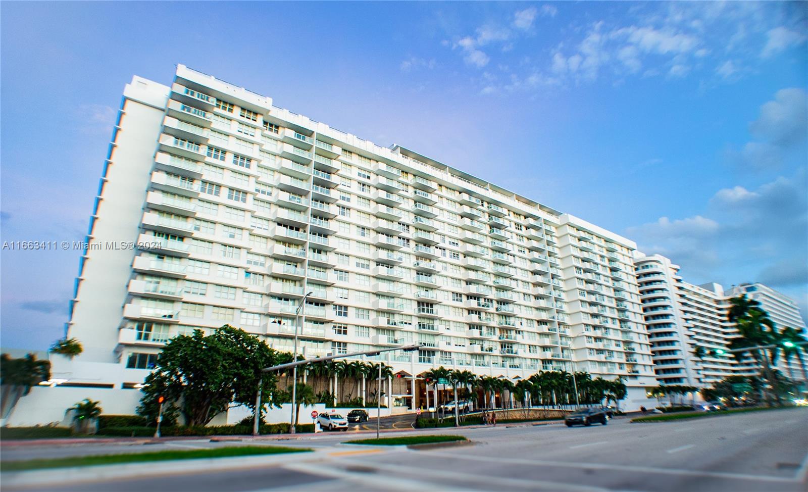 a view of a large building