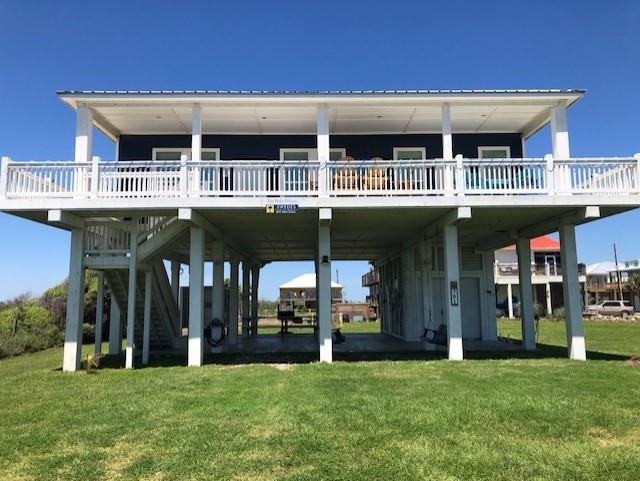 a view of a building with a garden