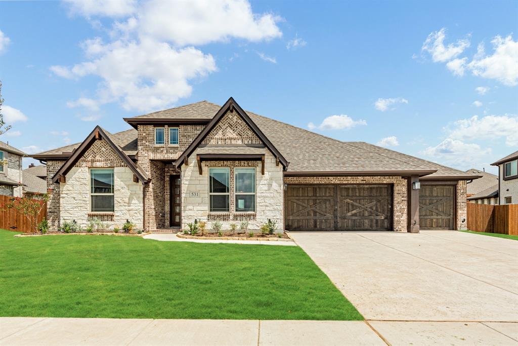 a front view of house with yard