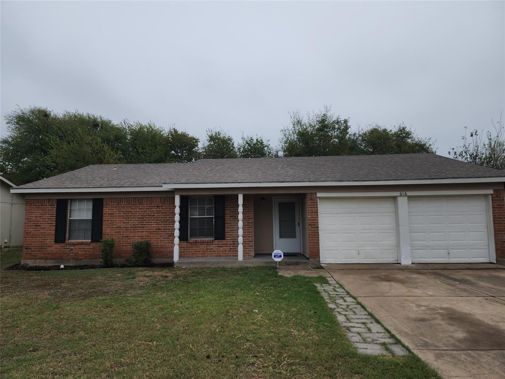 front view of house with a yard