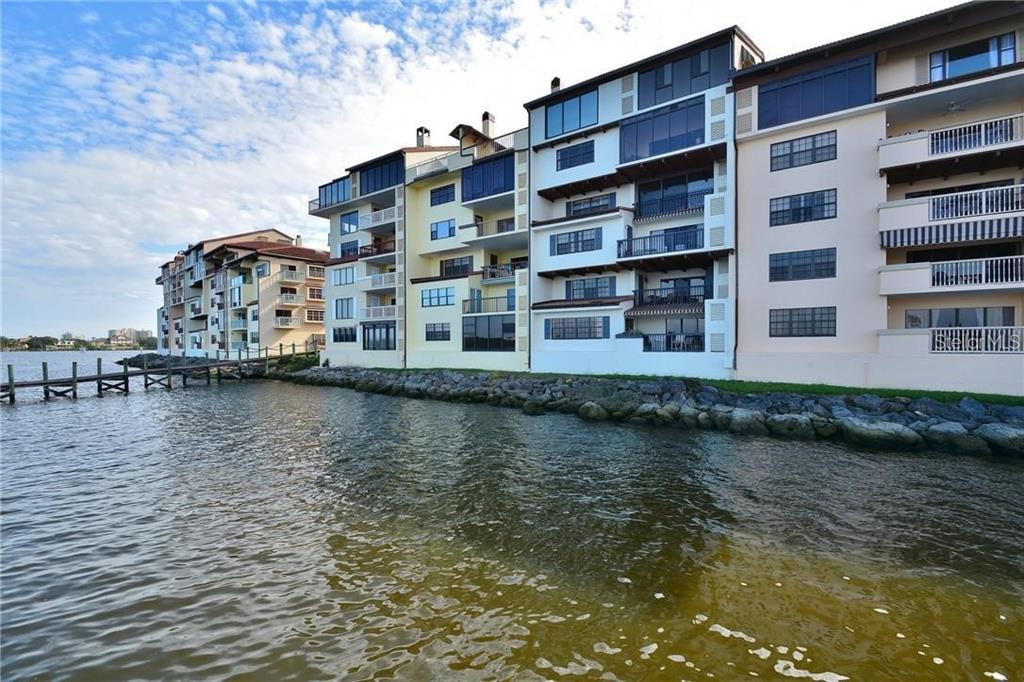 a view of building with lake view