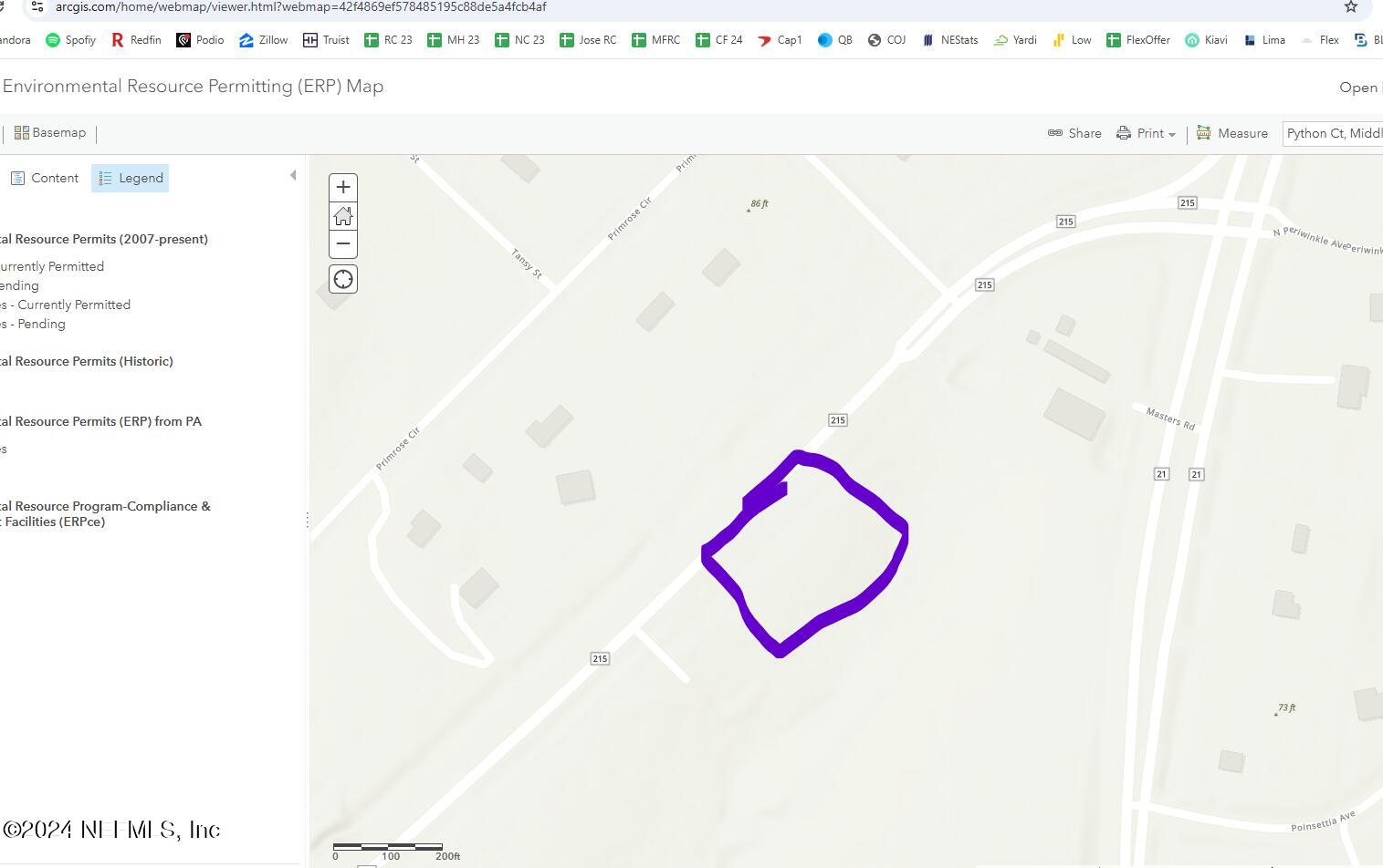 CO 215 FDEP Map