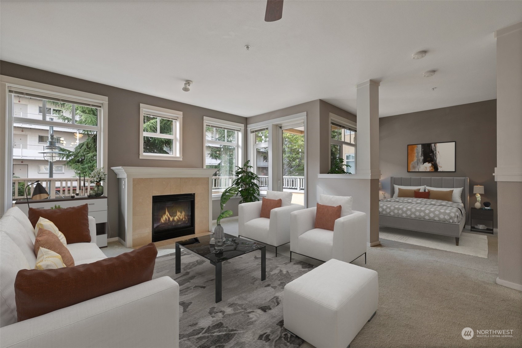 The Kirkland House: Living Room