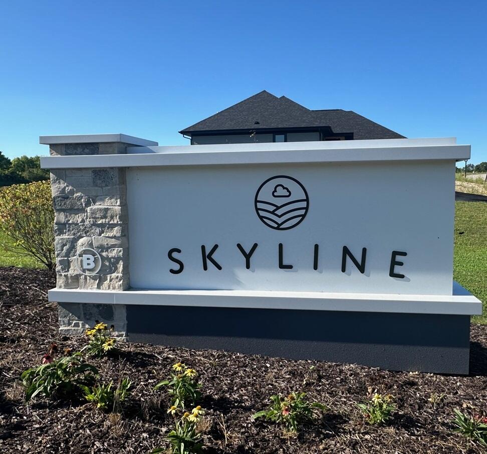 Skyline sign