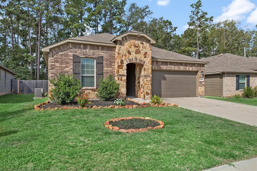 Brick and stone on the front elevation.