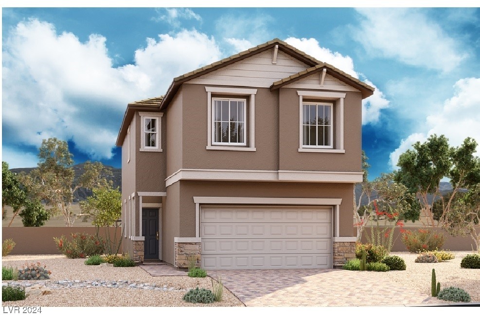 The Boxwood Plan - Elevation B ~ Rendering ~