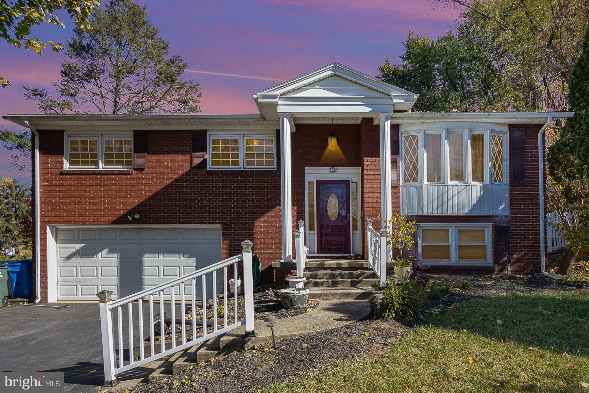 front view of a house with a porch