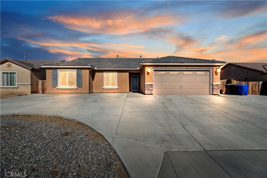 front view of a house with yard