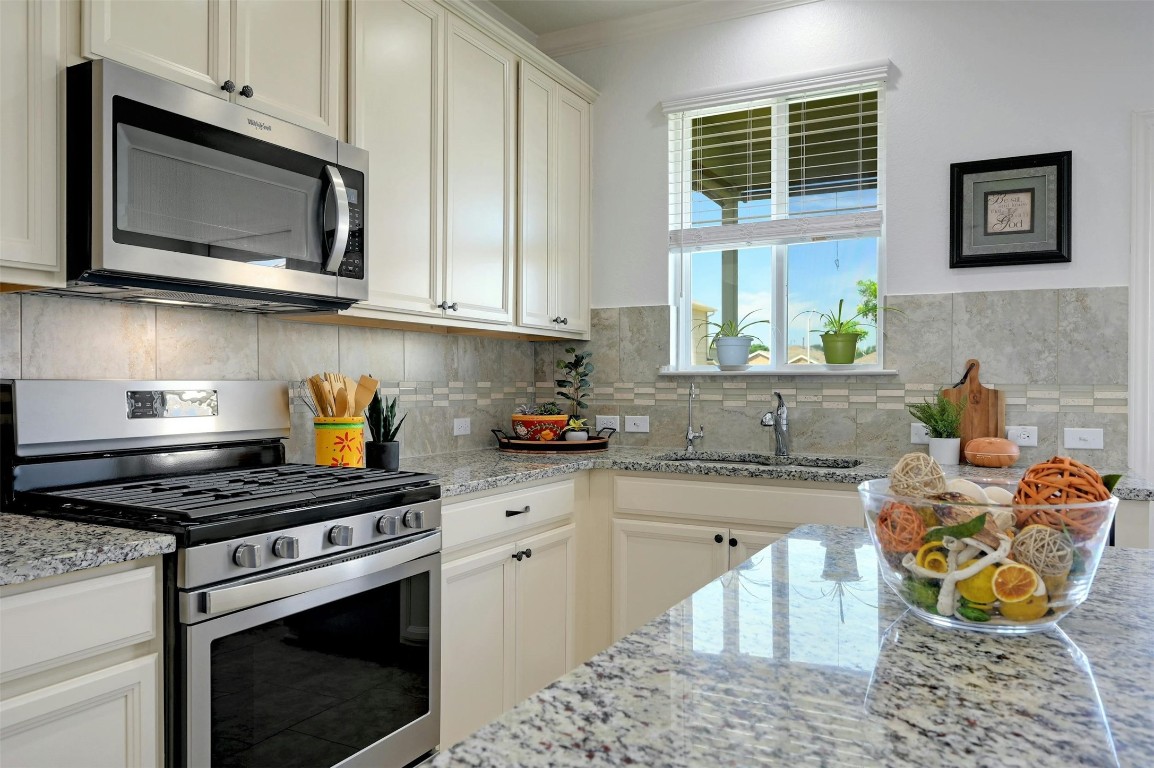 Peek into your new kitchen and admire the updates and lovely features that were selected from the beginning.