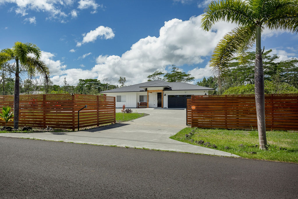 Front exterior of the home from the road.