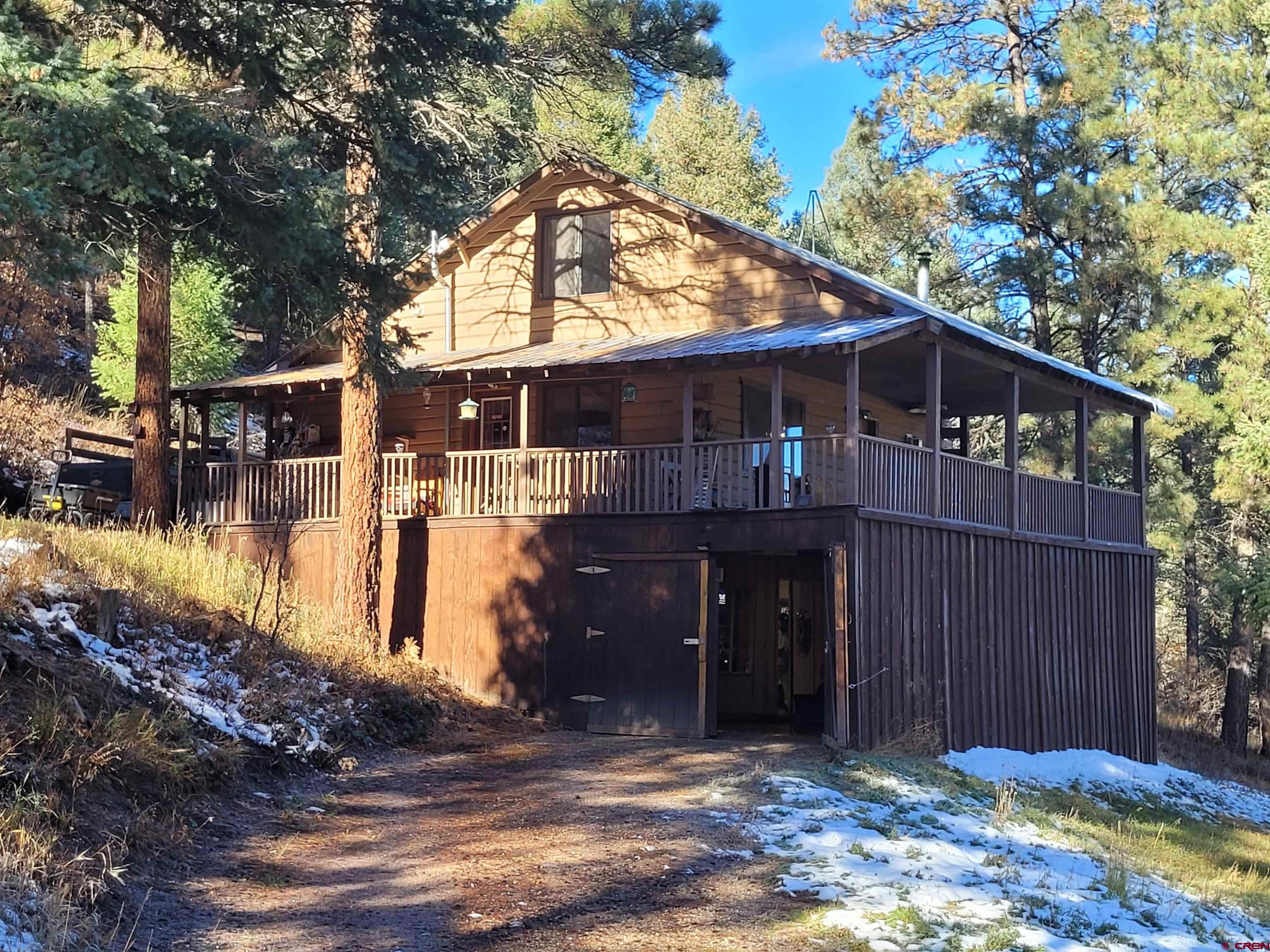 a view of a house with a patio