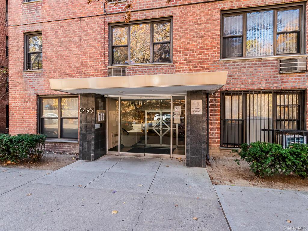 View of exterior entry of building