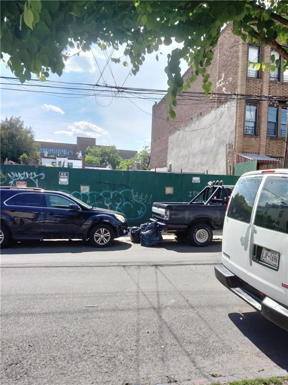 a car parked on the side of the road