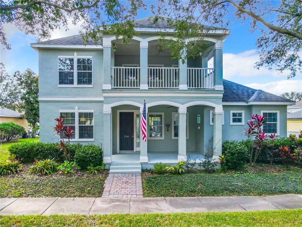 front view of house with a yard