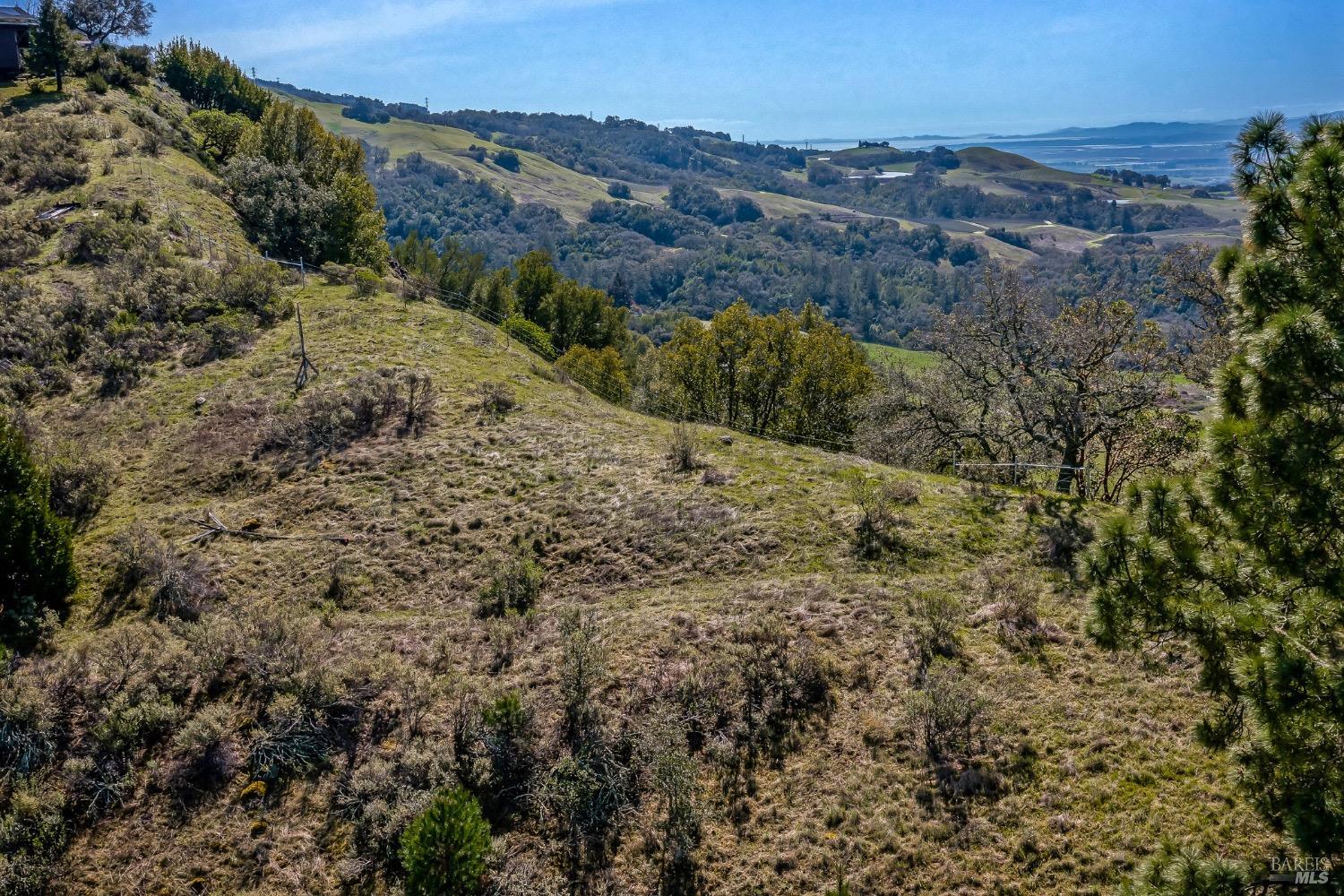 view of bay from ridge