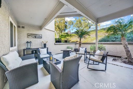 Oversized Patio Overlooking Lush Green Hill!