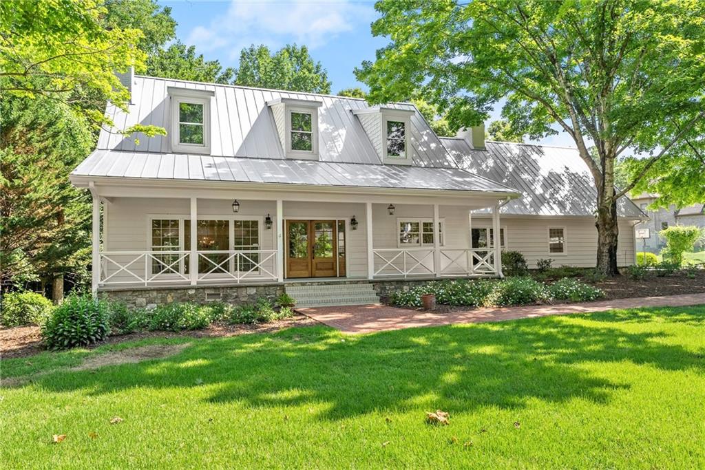 front view of house with a yard