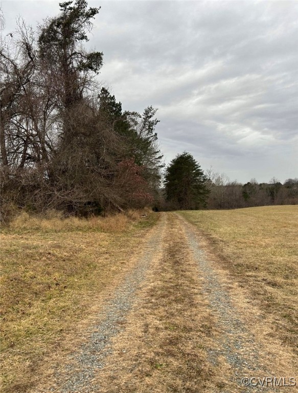 View of street with a rural view