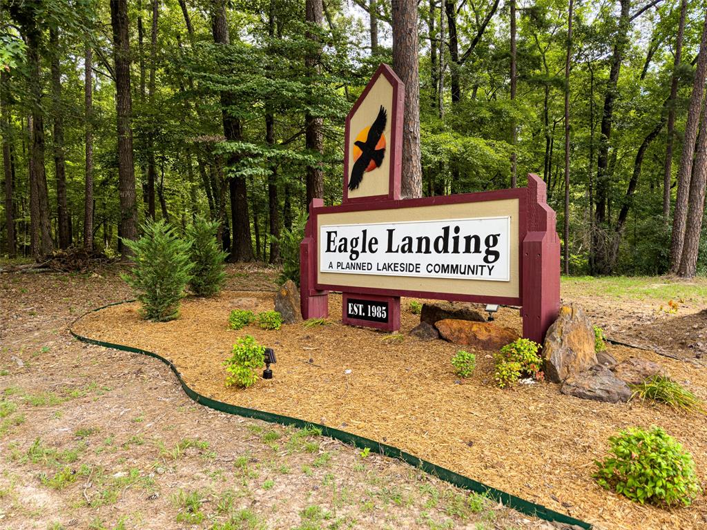 a view of outdoor space with sign board