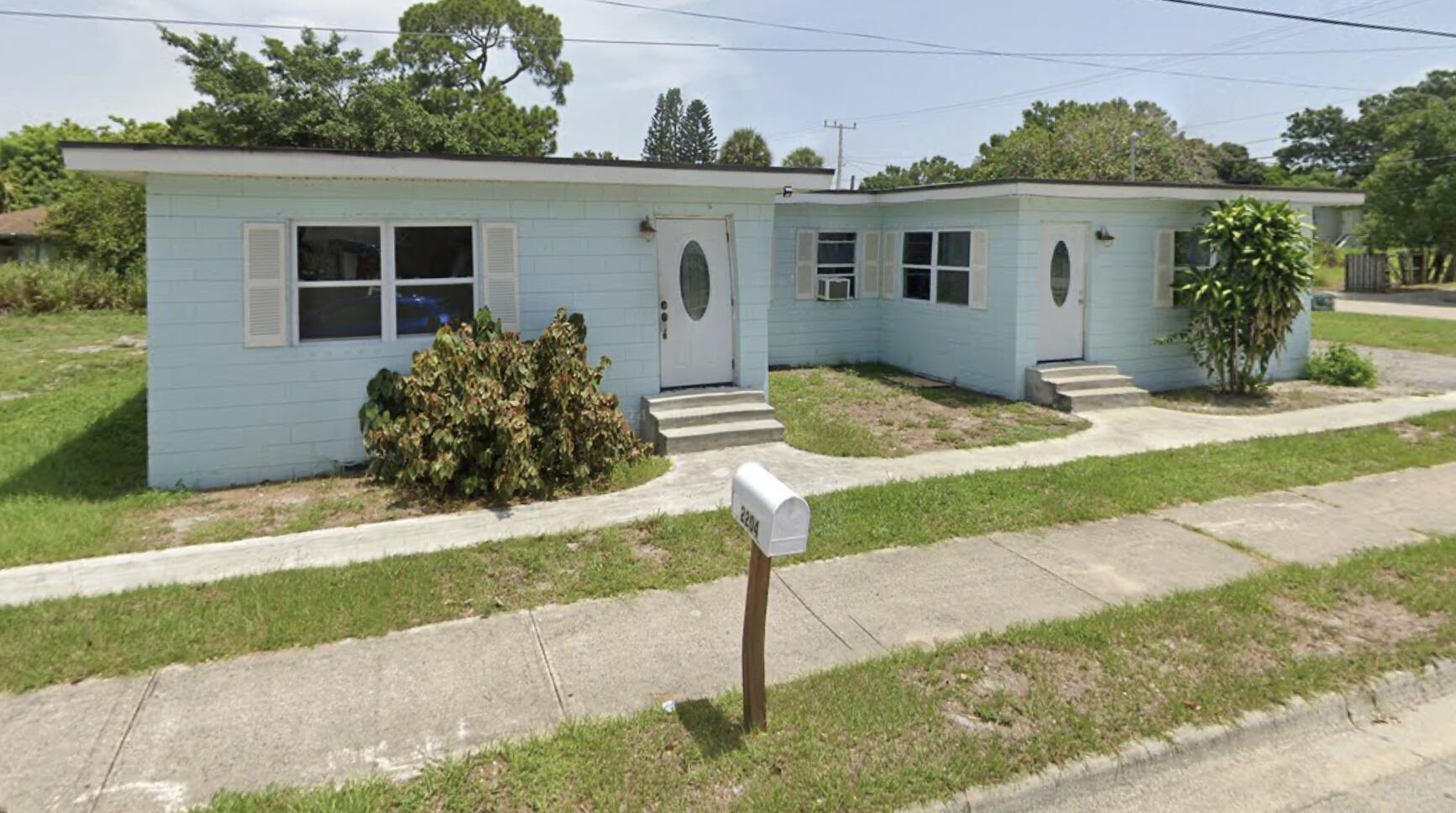 a view of front a house