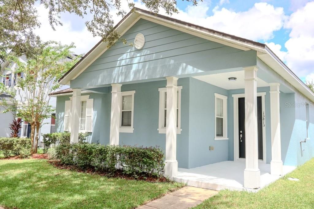 a front view of house with yard