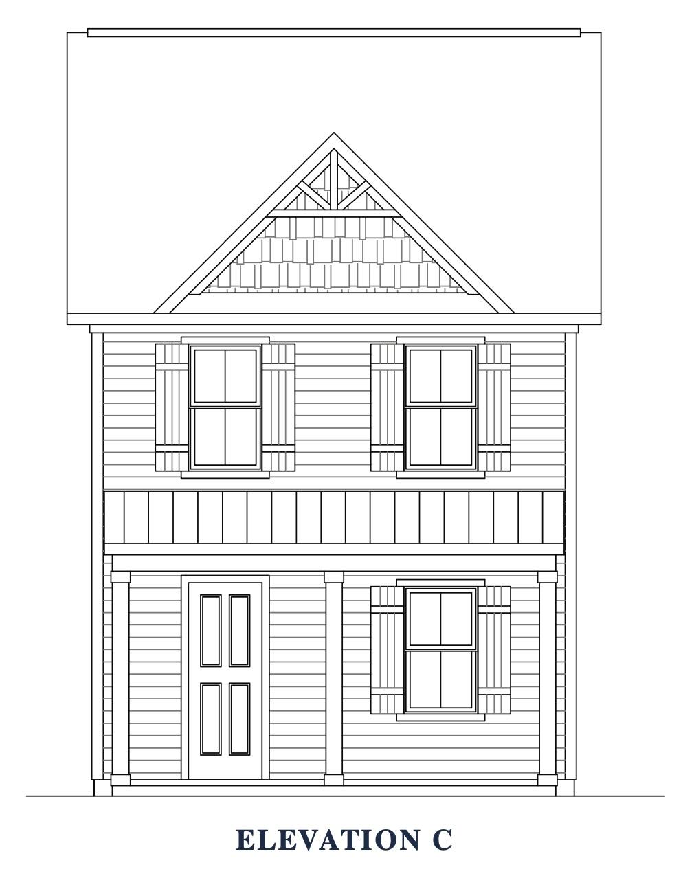 Meadowbrook C Front Elevation