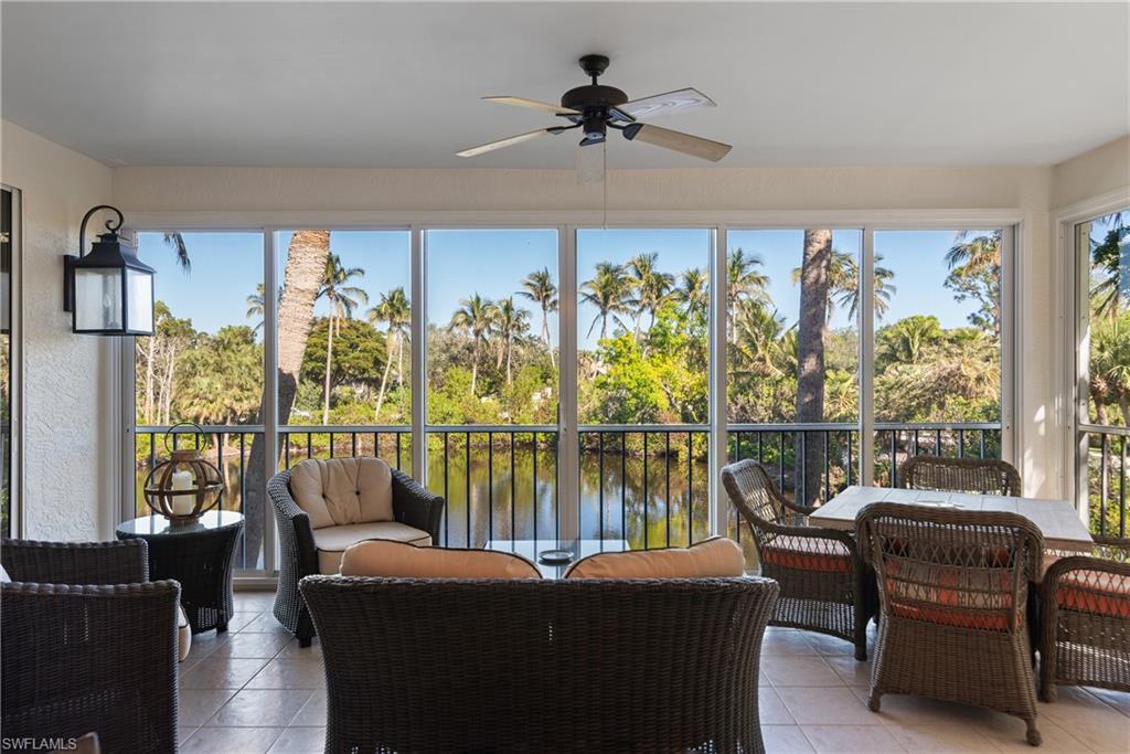 Spacious Lanai overlooking the lake.